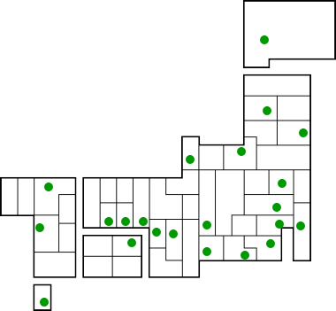 パートナーの拠点図